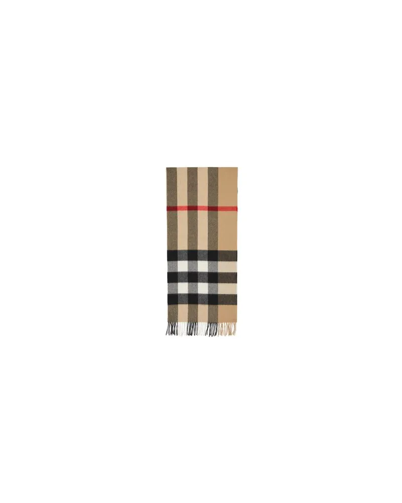 Burberry Wendbarer Schal mit Karomuster Beige