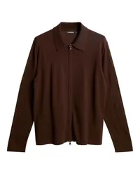 J.Lindeberg Merino-Cardigan mit Reißverschluss Kaleb Brown