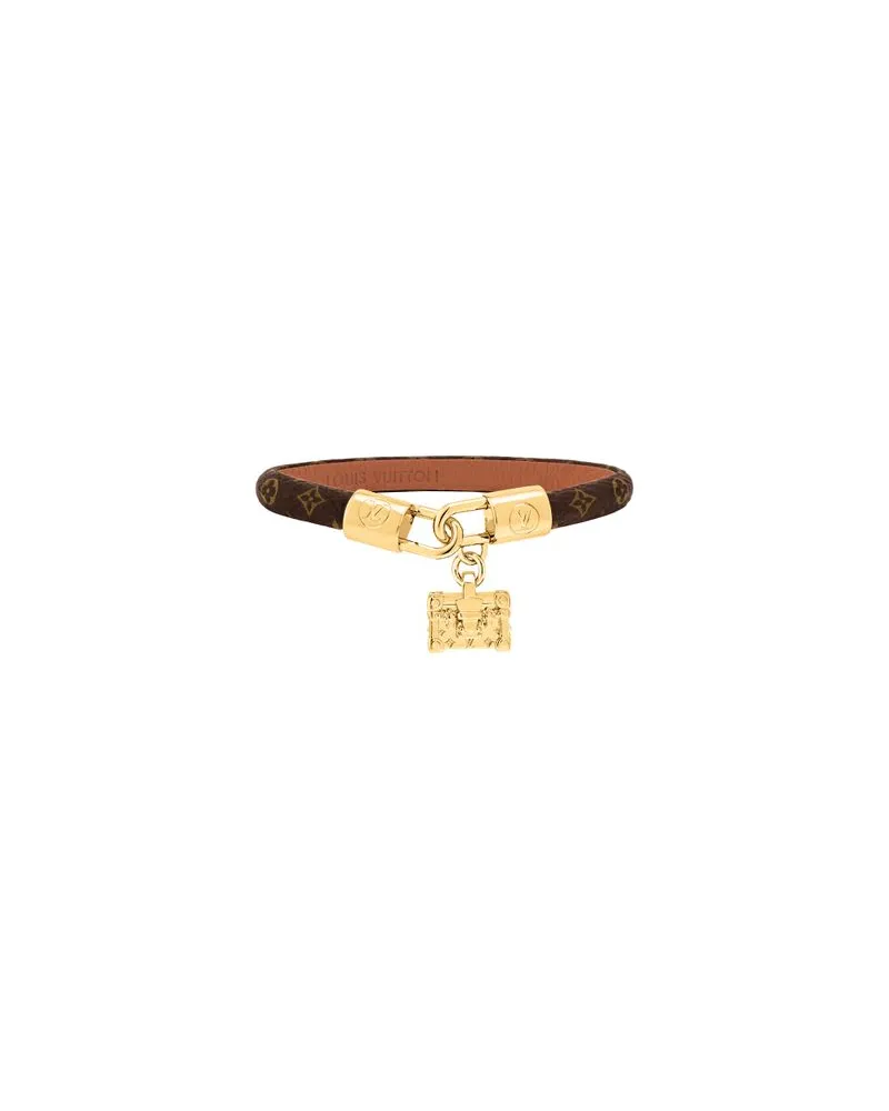 Louis Vuitton Petite Malle Charm Bracelet Gold