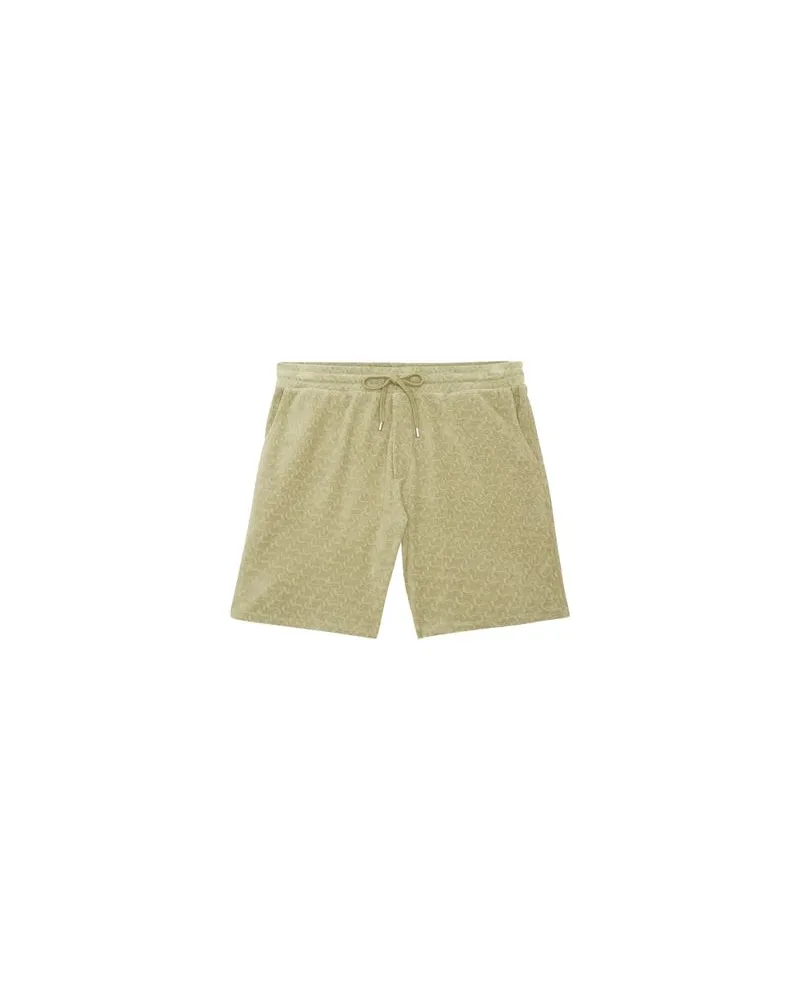 Frescobol Carioca Jacquard-Shorts Green