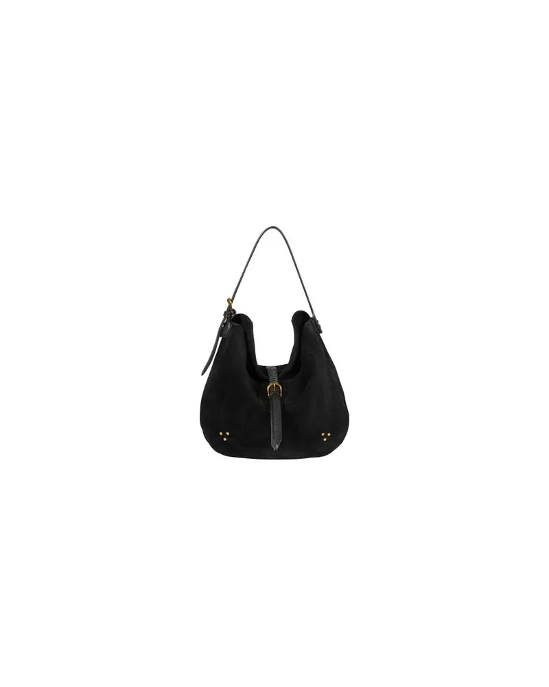 Jérôme Dreyfuss Schultertasche Luis Black