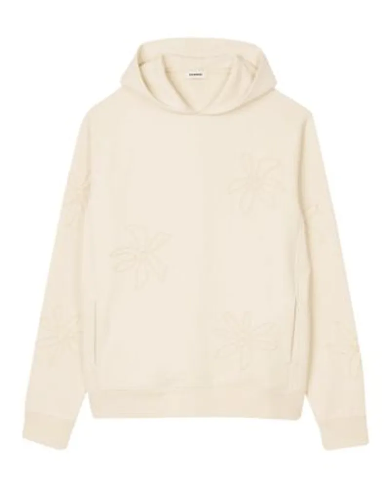 Sandro Hoodie mit Blumenmuster White