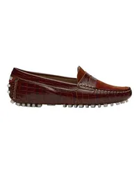 Lottusse Loafer zum Schnüren Spa Brown