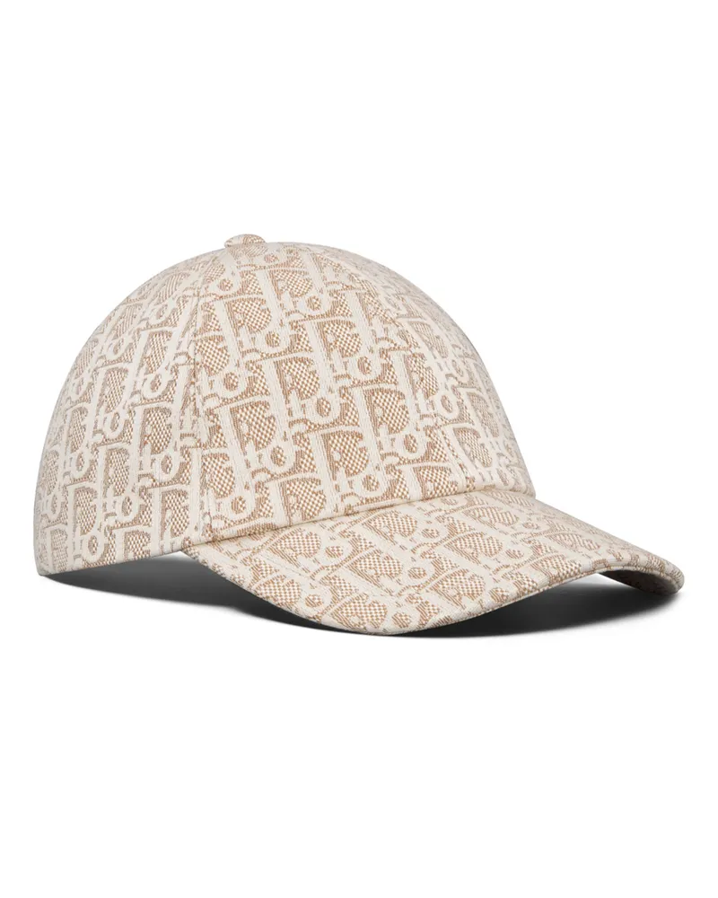 Dior Oblique D-Player Cap Brown
