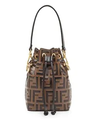 Fendi Mon Trésor Bucket-Tasche Brown