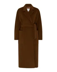 Max Mara Attuale langer Mantel Brown