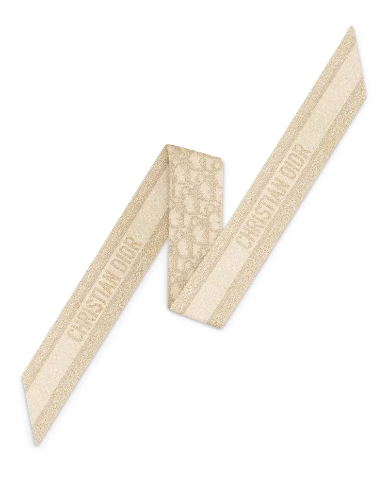 Dior Oblique Mitzah-Schal Gold