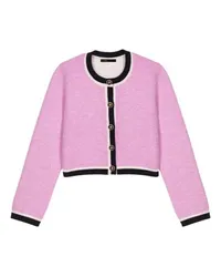 Maje Kurzer Strick-Cardigan Pink