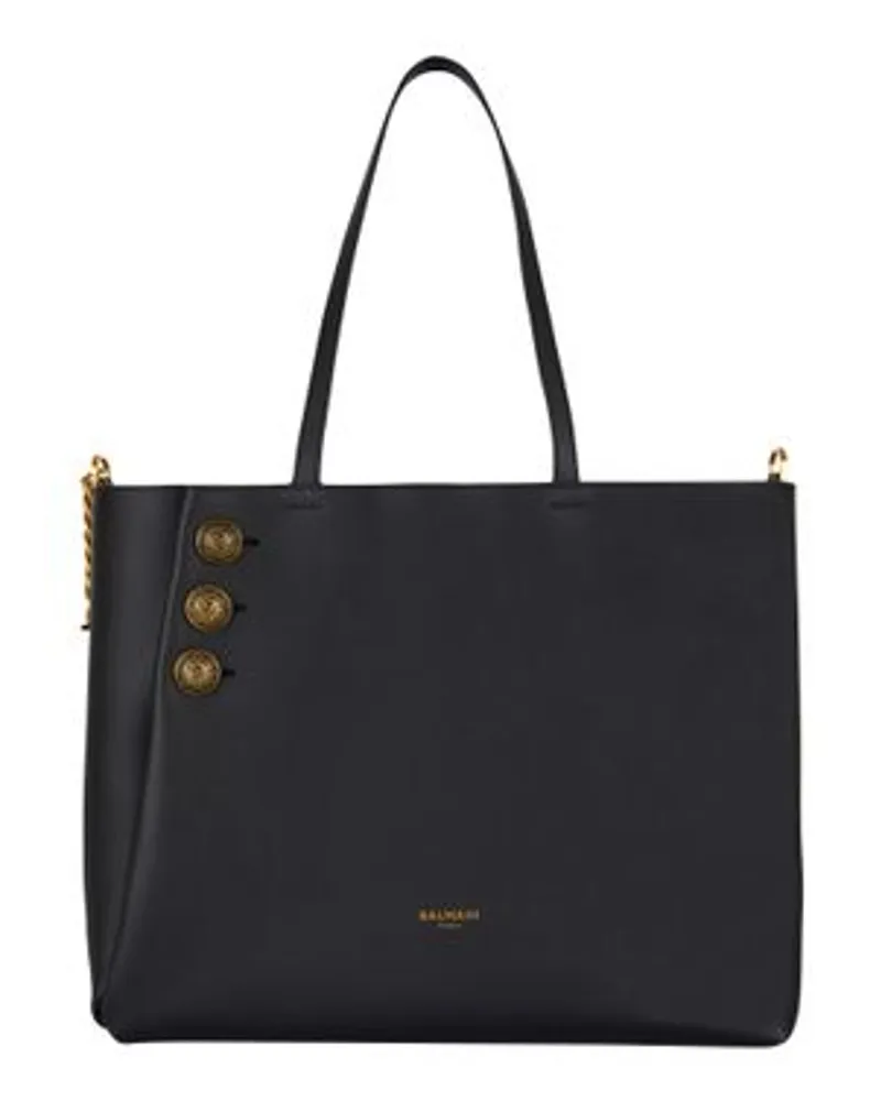 Balmain Cabas-Tasche Emblème Black