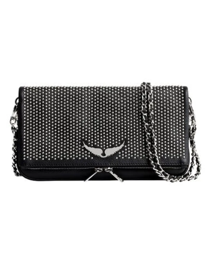 Zadig & Voltaire Clutch Rock Black