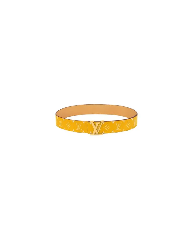 Louis Vuitton LV Initiales 40mm Reversible Belt Yellow