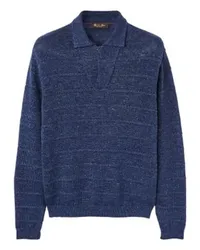 Loro Piana Polohemd Shibumi Blue