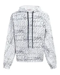 Marni Sweatshirt mit Kapuze White