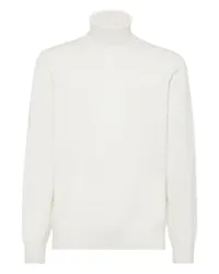 Brunello Cucinelli Rollkragenpullover White