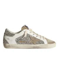 Golden Goose Super-Star Double Quarter Sneaker Silver