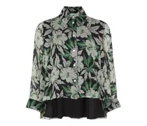 Hemd aus Seide mit Blumenprint