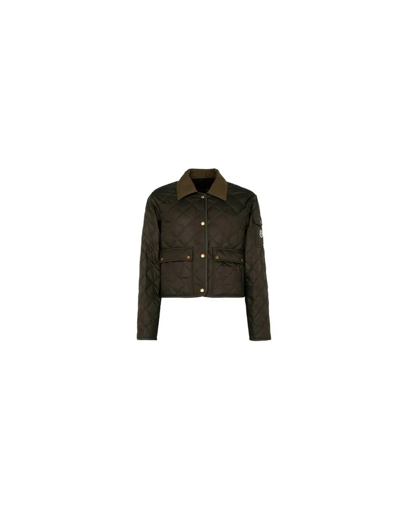 Moncler Chitre gesteppte Jacke Green
