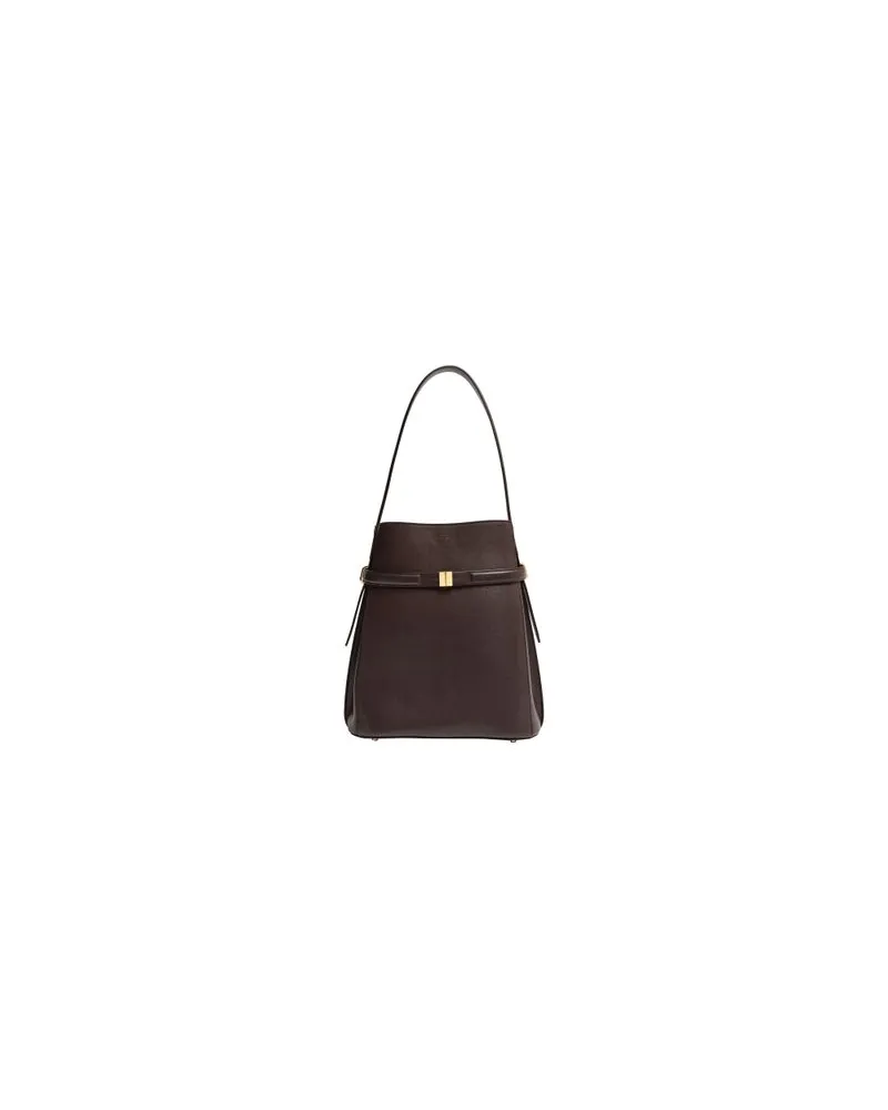 Loewe Cardigan aus Pelz Brown