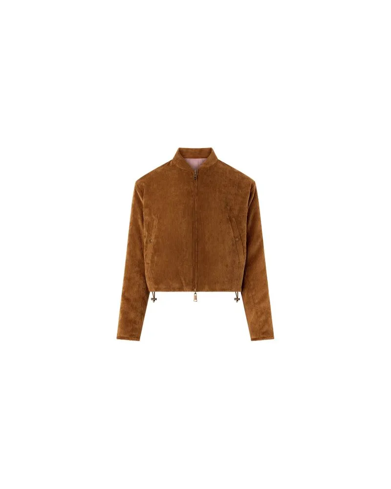 Loewe Cardigan aus Pelz Brown