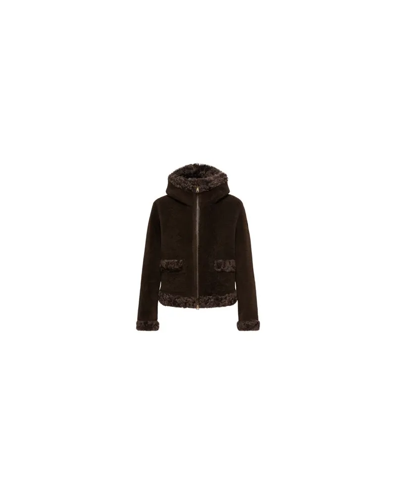 Loewe Cardigan aus Pelz Brown