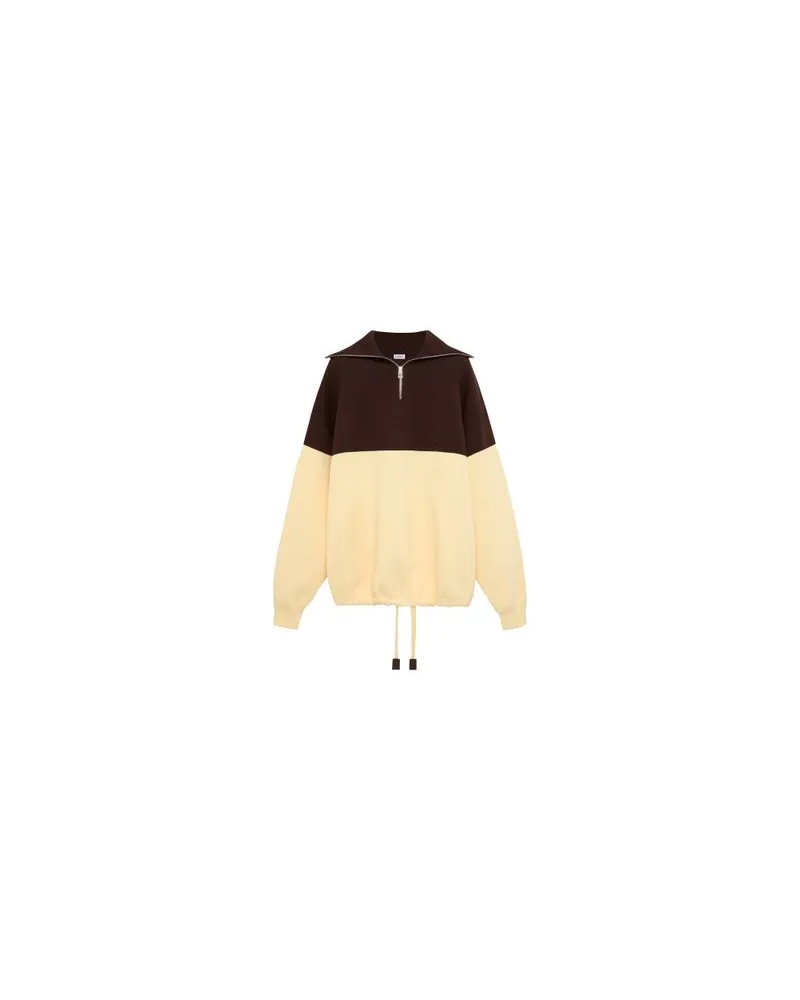 Loewe Cardigan aus Pelz Brown
