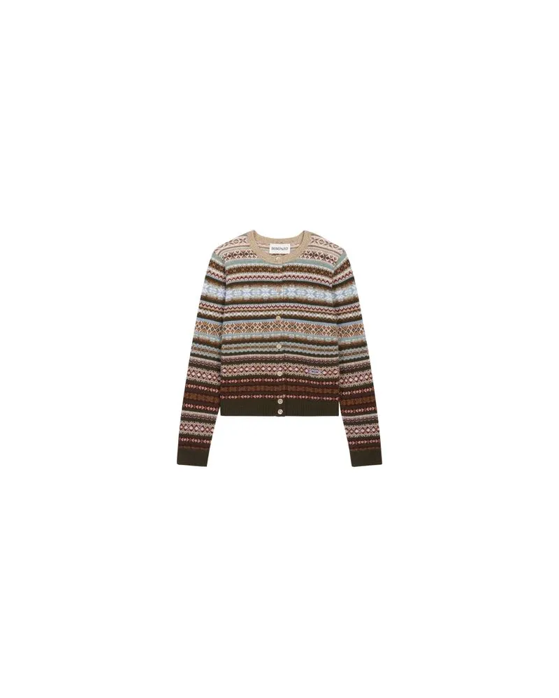 Loewe Cardigan aus Pelz Brown