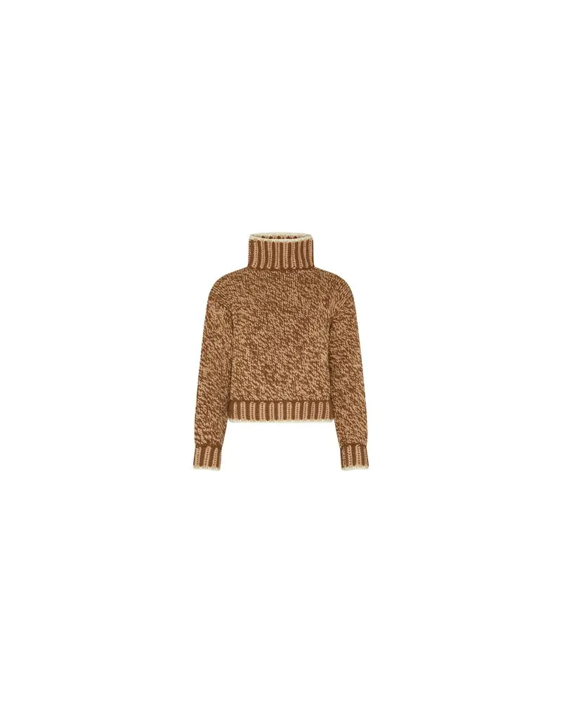 Loewe Cardigan aus Pelz Brown