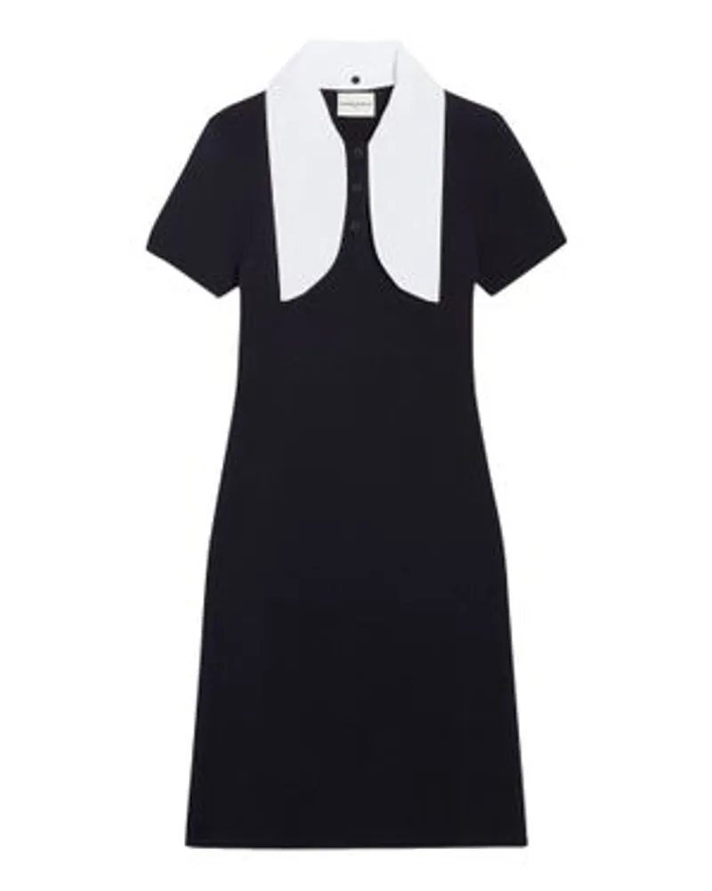 Claudie Pierlot Kurzes Strickkleid Blue