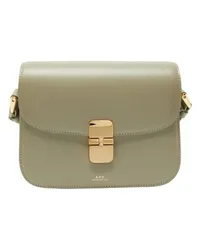 A.P.C. Kleine Schultertasche Grace Green