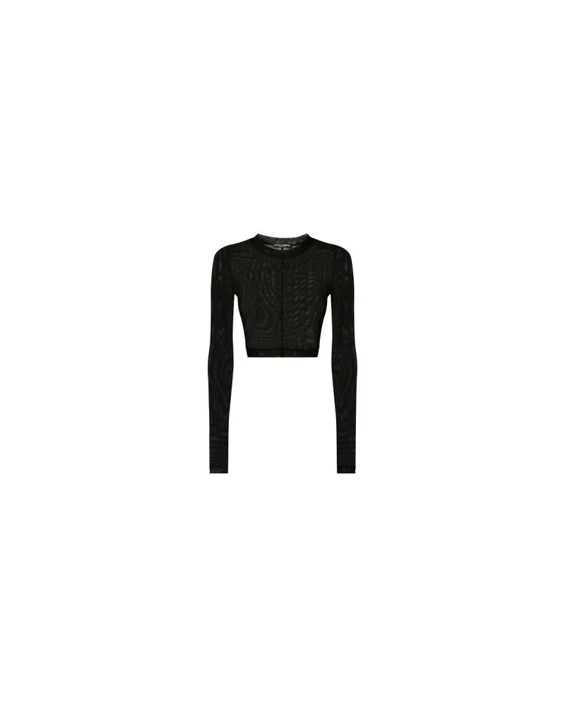 Dolce & Gabbana Kim Dolce&Gabbana TüLl Top Black