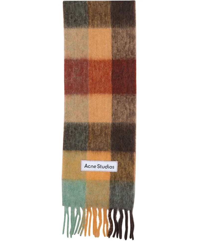Acne Studios Fransenschal Vally Beige