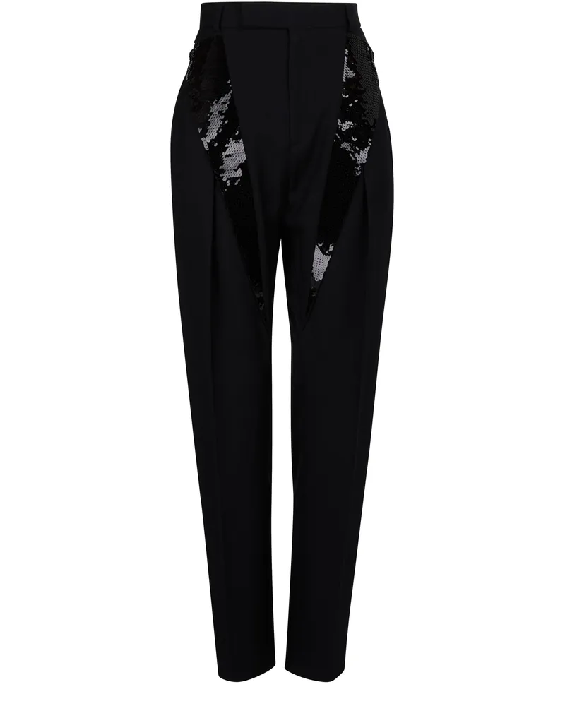 Celine Gabardine-Hose aus Wolle 