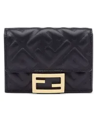 Fendi Micro-Trifold-Portemonnaie Baguette Black