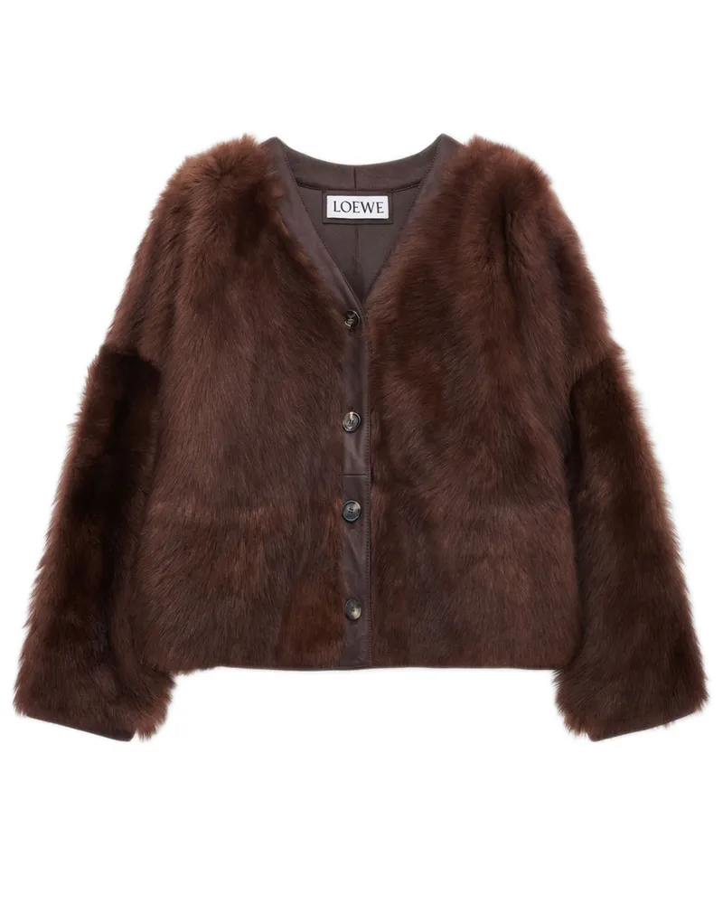 Loewe Cardigan aus Pelz 