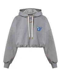 Louis Vuitton LV Flight Mode kurzer Hoodie Grey