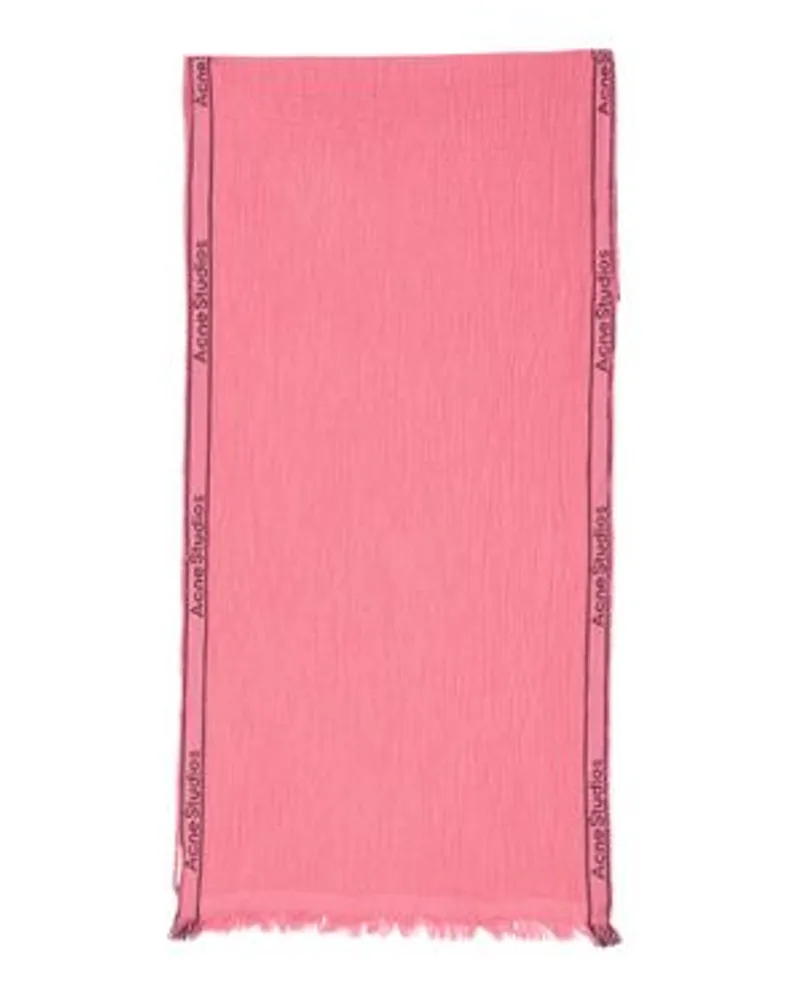 Acne Studios Schal Pink