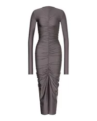 Philosophy Di Lorenzo Serafini Drapiertes Kleid Grey