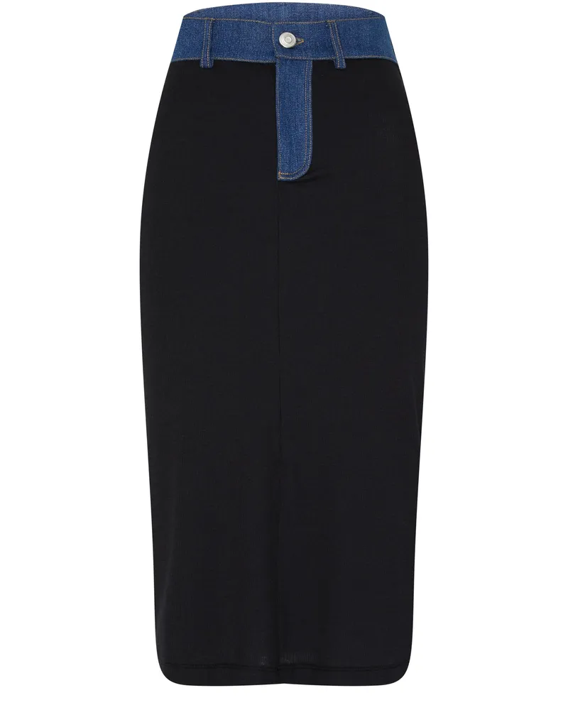 COPERNI Midirock aus geripptem Denim 