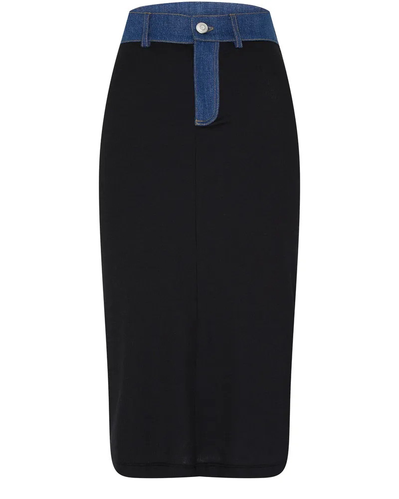 COPERNI Midirock aus geripptem Denim 