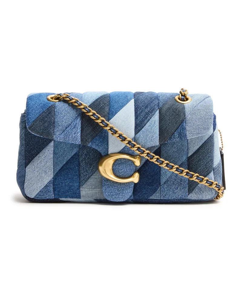 Coach Gesteppte Schultertasche Tabby 26 aus Patchwork-Denim 