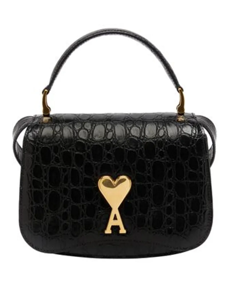 AMI Paris Paris Paris Tasche mit Tragegriff Black