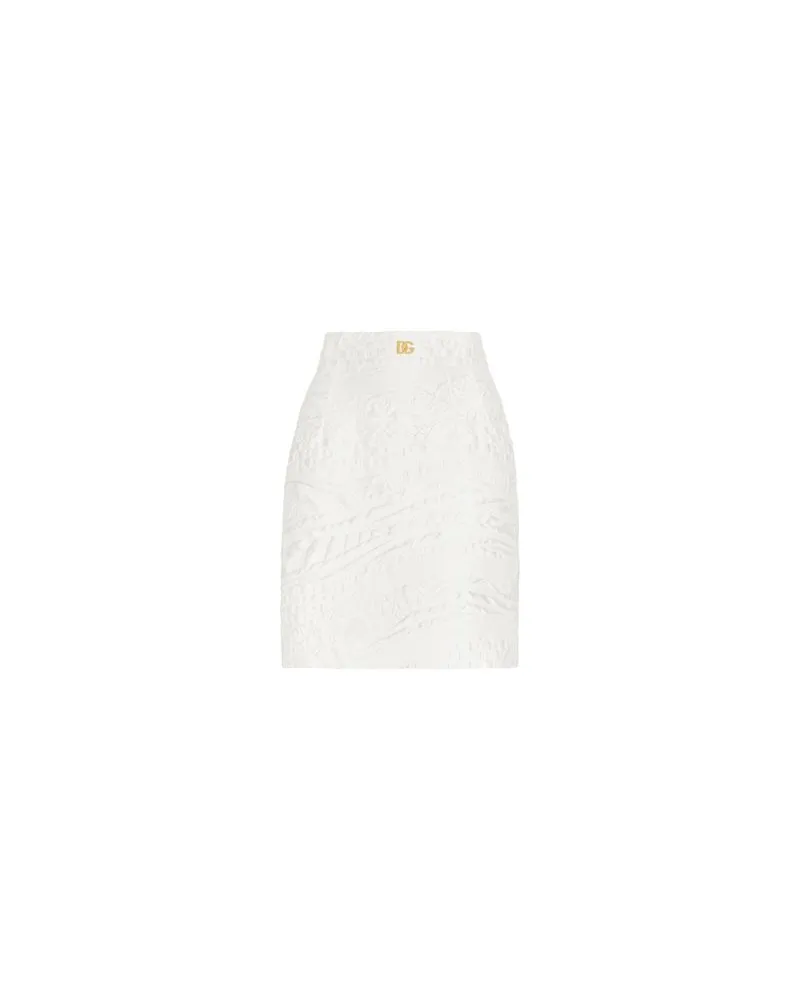 Dolce & Gabbana Kurzer Rock White