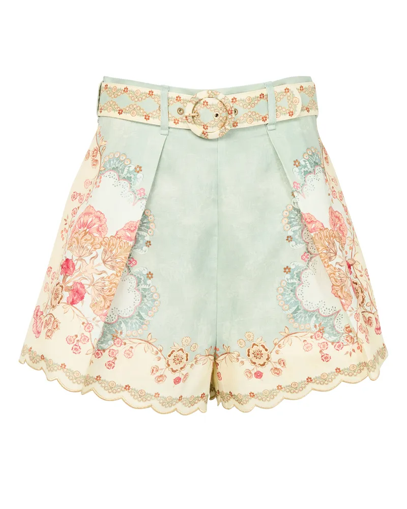 Zimmermann Bundfalten-Shorts Daylight 