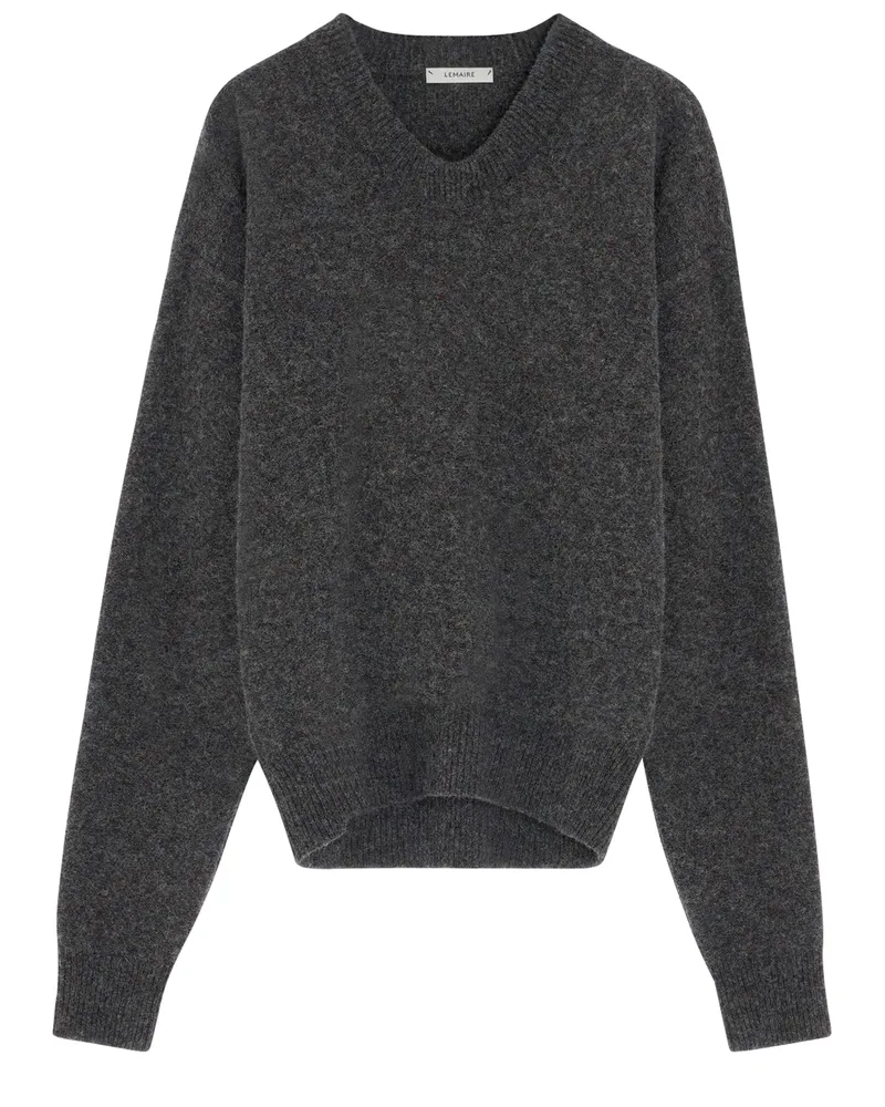 Christophe Lemaire Pullover im Boxy Style mit V-Ausschnitt 
