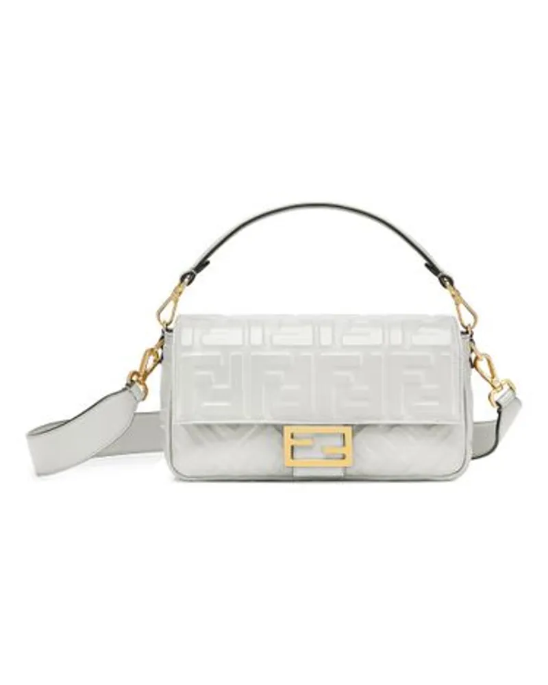 Fendi Baguette Tasche White