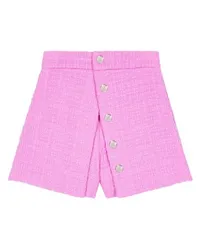 Maje Tweed-Shorts mit Schößchen Pink