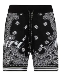 Amiri Bandana-Shorts Black