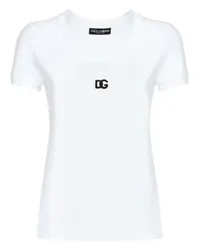 Dolce & Gabbana Jersey-T-Shirt White