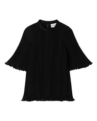 Claudie Pierlot Lockerer Plisseetop Black