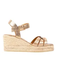 Bobbies Espadrilles mit Keilabsatz Hisa Gold